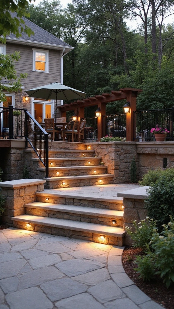 21 Creative Deck Skirting Designs That Will Elevate Your Outdoor Vibe (#5 Is a Game Changer!) - 3. Chic Stone Veneer