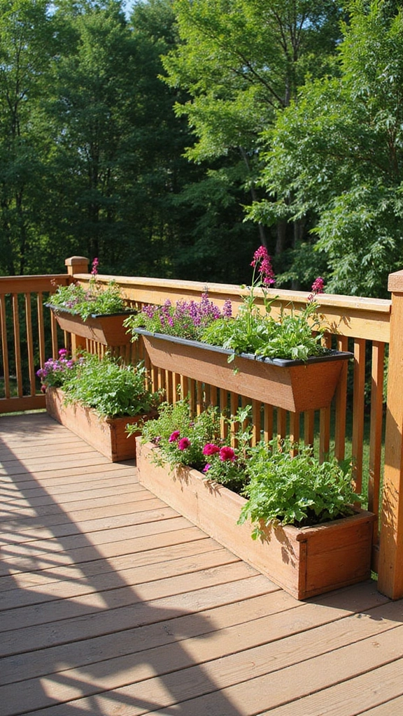 21 Creative Deck Skirting Designs That Will Elevate Your Outdoor Vibe (#5 Is a Game Changer!) - 5. Vertical Garden Skirting – A Game Changer!