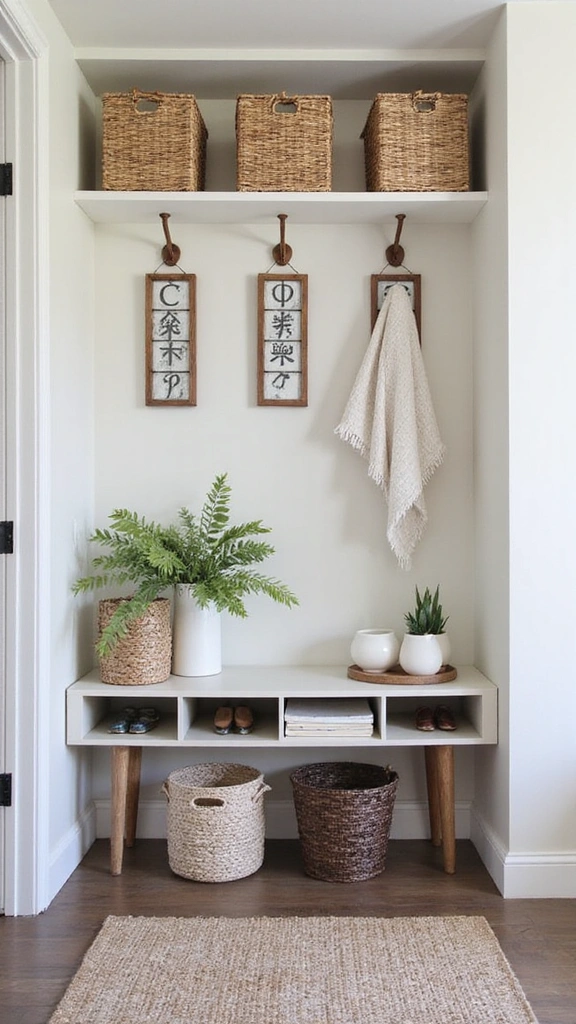 21 Modern Small Entrance Hall Ideas That Will Upgrade Your Home Instantly! - 10. Smart Organizers