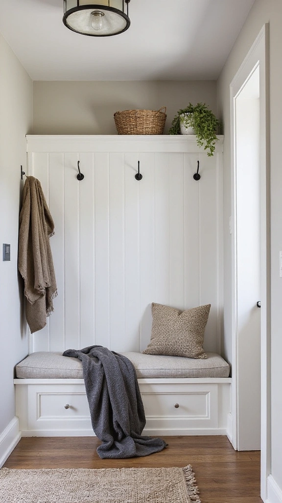 21 Modern Small Entrance Hall Ideas That Will Upgrade Your Home Instantly! - 14. Multi-functional Seating