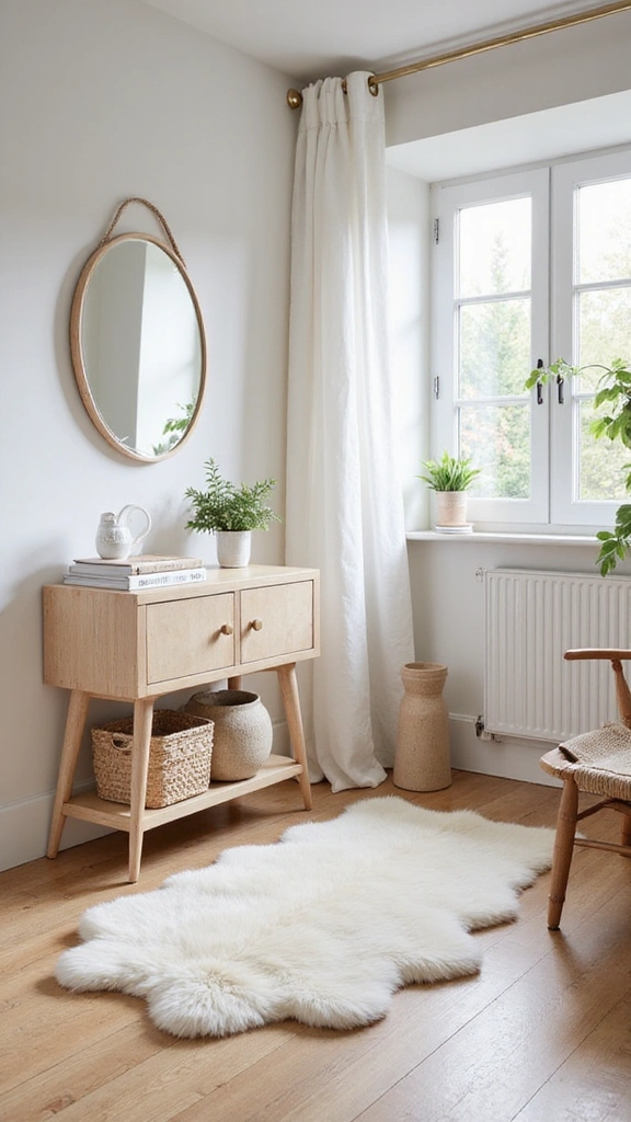 21 Modern Small Entrance Hall Ideas That Will Upgrade Your Home Instantly! - 3. Scandinavian Simplicity