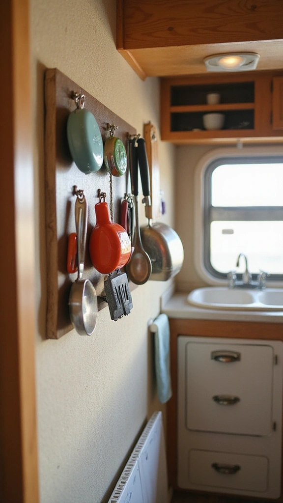 25 Clever RV Storage Solutions That Will Leave You Speechless! - 1. Magnetic Strips for Easy Access