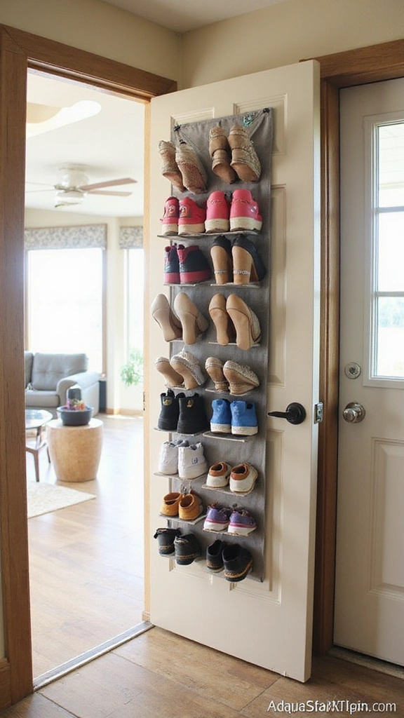 25 Clever RV Storage Solutions That Will Leave You Speechless! - 7. Shoe Storage Solutions