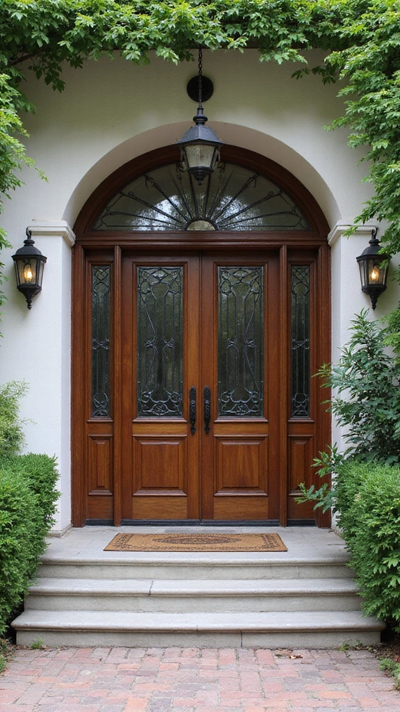25 Stunning Front Door Ideas That'll Make Your Neighbors Green with Envy! - 12. Elegant Arches