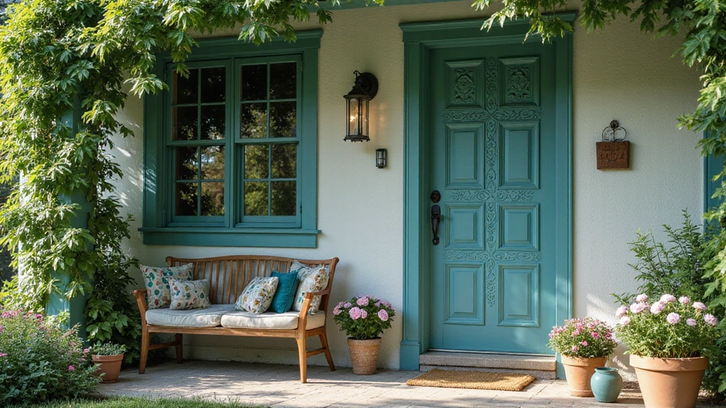 25 Stunning Front Door Ideas That'll Make Your Neighbors Green with Envy!