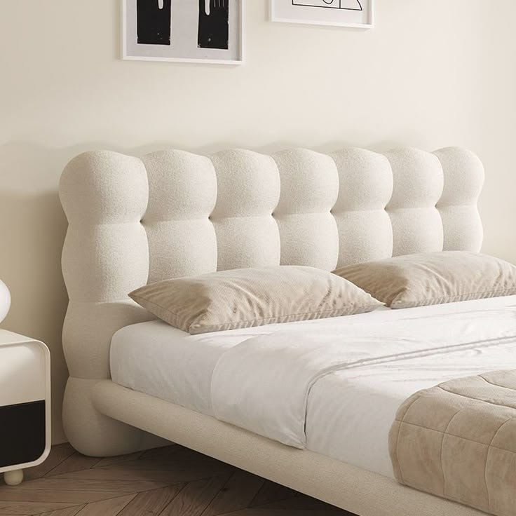 29 Stylish Bed Frame Ideas That'll Elevate Your Bedroom Instantly! - Bold and Beautiful: Statement Headboard