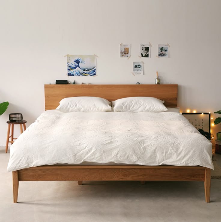 29 Stylish Bed Frame Ideas That'll Elevate Your Bedroom Instantly! - Contemporary Contrast: Dark and Light