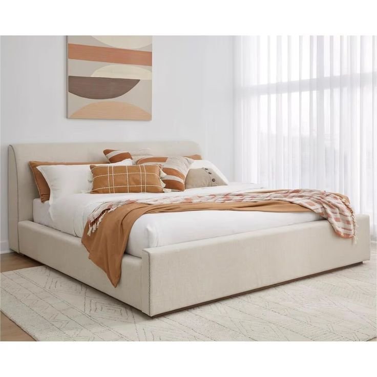 29 Stylish Bed Frame Ideas That'll Elevate Your Bedroom Instantly! - Luxurious Layering: Tufted Bed Frame