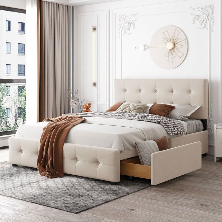 29 Stylish Bed Frame Ideas That'll Elevate Your Bedroom Instantly! - Soft Pastels: A Gentle Touch