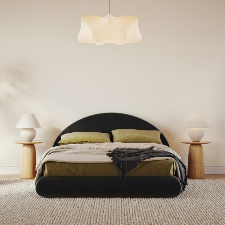 29 Stylish Bed Frame Ideas That'll Elevate Your Bedroom Instantly! - Sumptuous Velvet: Luxe Upholstered Bed