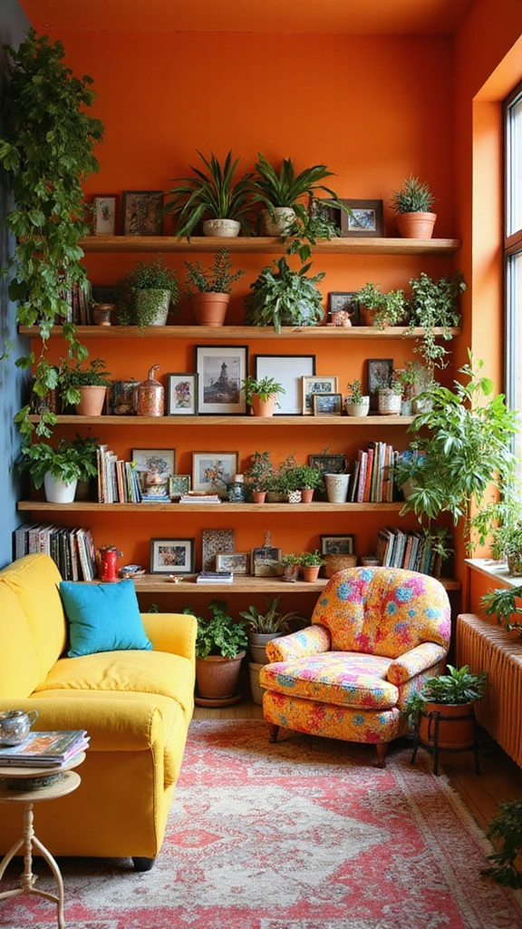 30 Tiny Studio Apartment Layouts That'll Make You Wish You Lived in a Dollhouse! - 2. The Colorful Nook