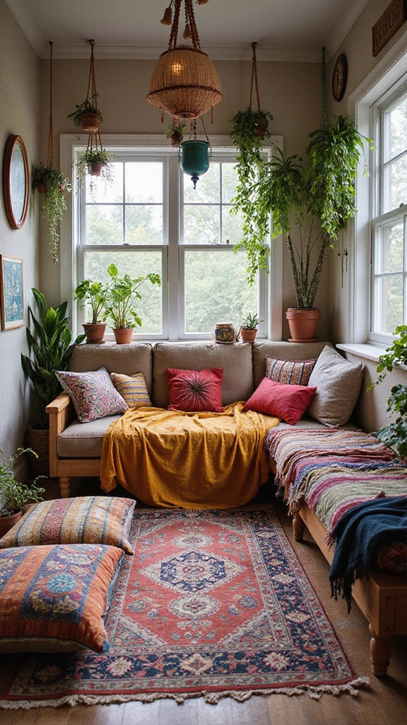 30 Tiny Studio Apartment Layouts That'll Make You Wish You Lived in a Dollhouse! - 6. The Bohemian Sanctuary