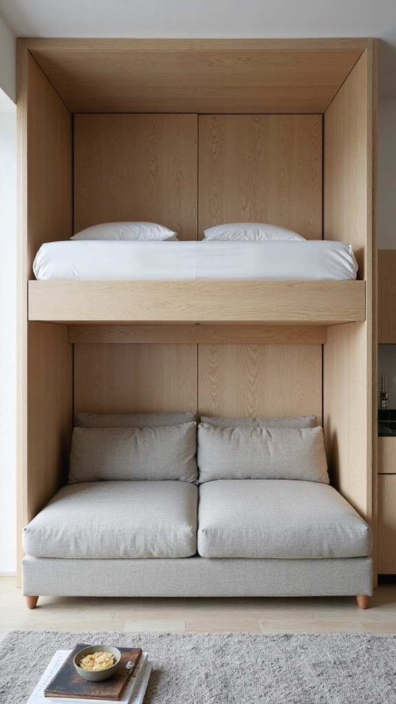 30 Tiny Studio Apartment Layouts That'll Make You Wish You Lived in a Dollhouse! - 8. The Functional Flex Space
