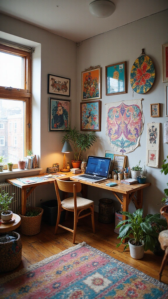 30 Tiny Studio Apartment Layouts That'll Make You Wish You Lived in a Dollhouse! - 9. The Artistic Abode
