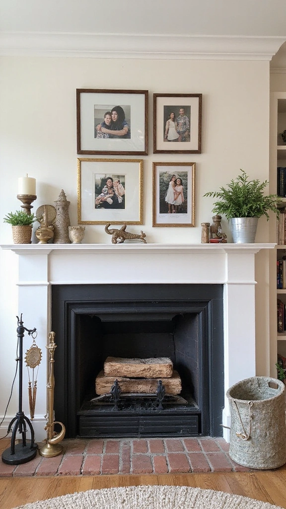 15 Fireplace Decor Ideas to Turn Your Living Room into a Cozy Haven (You'll Love #9!) - 14. Personalized Touches