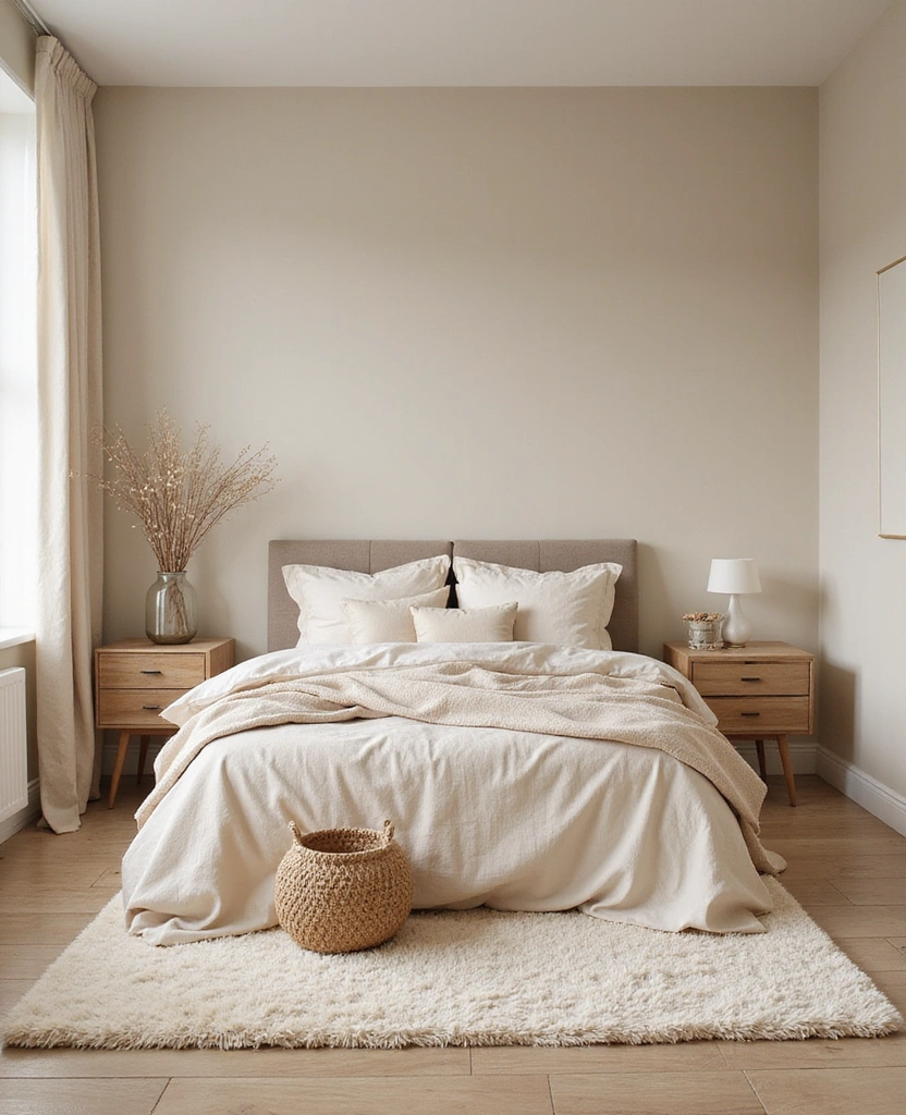 22 Cozy Traditional Bedroom Inspirations That Will Wrap You in Comfort! - 4. Warm and Welcoming Neutrals