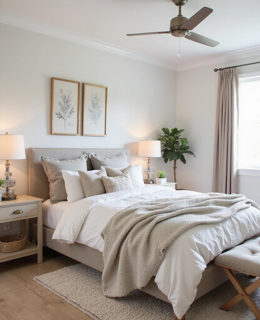 22 Cozy Traditional Bedroom Inspirations That Will Wrap You in Comfort! - 7. The Timeless Elegance of Neutral Tones