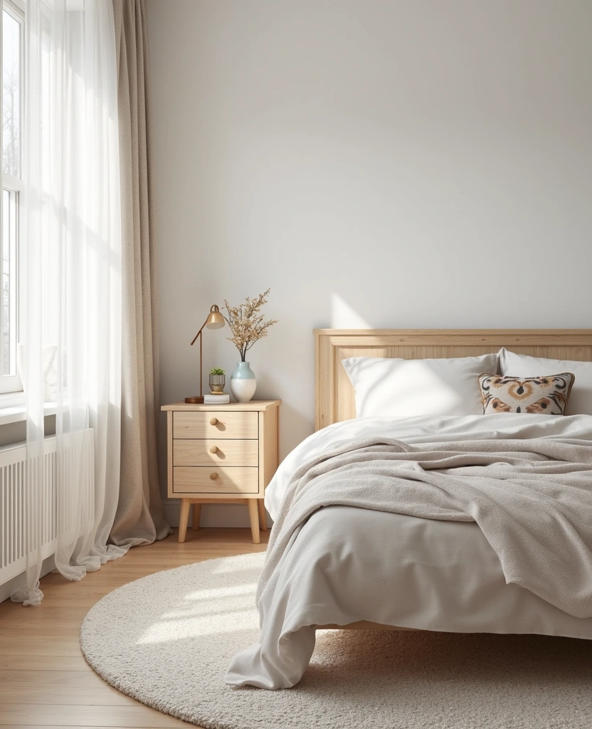 22 Cozy Traditional Bedroom Inspirations That Will Wrap You in Comfort! - 8. Scandinavian Simplicity