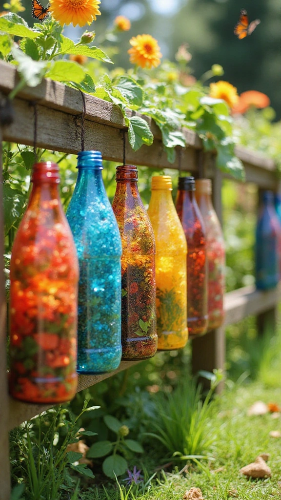 22 Unique Garden Crafts That Will Elevate Your Home Decor (Don't Miss #15!) - 1. Recycled Bottle Planters