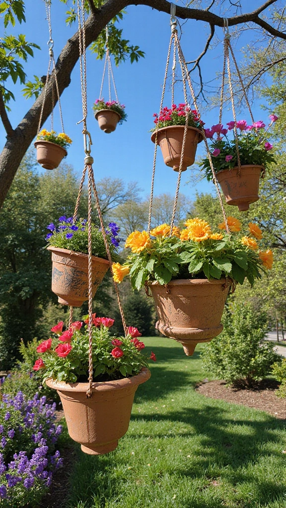 22 Unique Garden Crafts That Will Elevate Your Home Decor (Don't Miss #15!) - 12. Hanging Planters