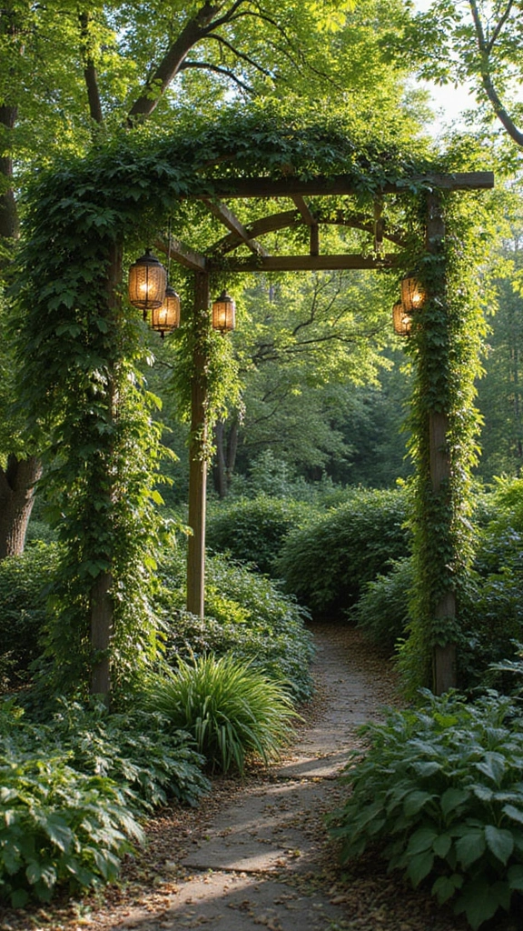 22 Unique Garden Crafts That Will Elevate Your Home Decor (Don't Miss #15!) - 7. Garden Trellis Art