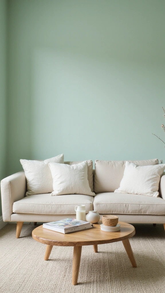 25 Stunning Living Room Paint Color Ideas That Will Transform Your Space! - 10. Tranquil Mint Green
