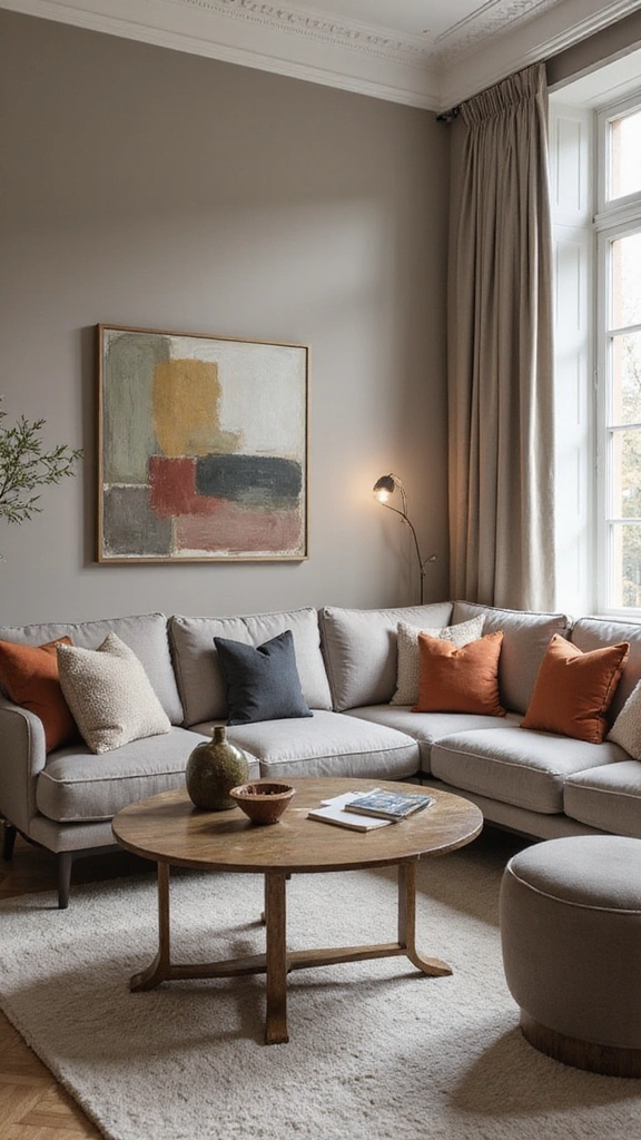 25 Stunning Living Room Paint Color Ideas That Will Transform Your Space! - 14. Soft Taupe