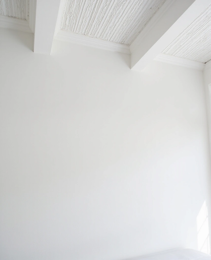 28 Modern White Bedroom Ideas for a Peaceful Sanctuary You’ll Never Want to Leave! - 11. Textured Ceilings