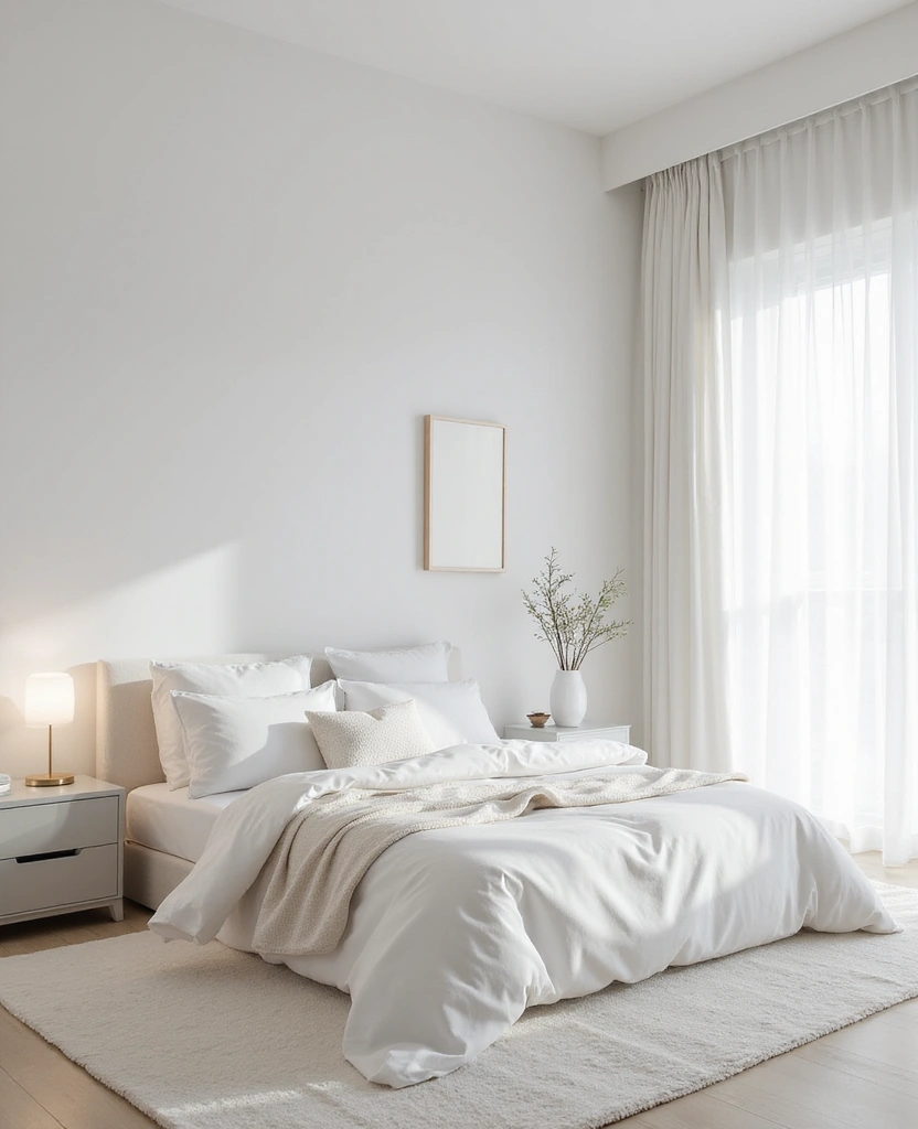 28 Modern White Bedroom Ideas for a Peaceful Sanctuary You’ll Never Want to Leave! - 27. Open Layouts