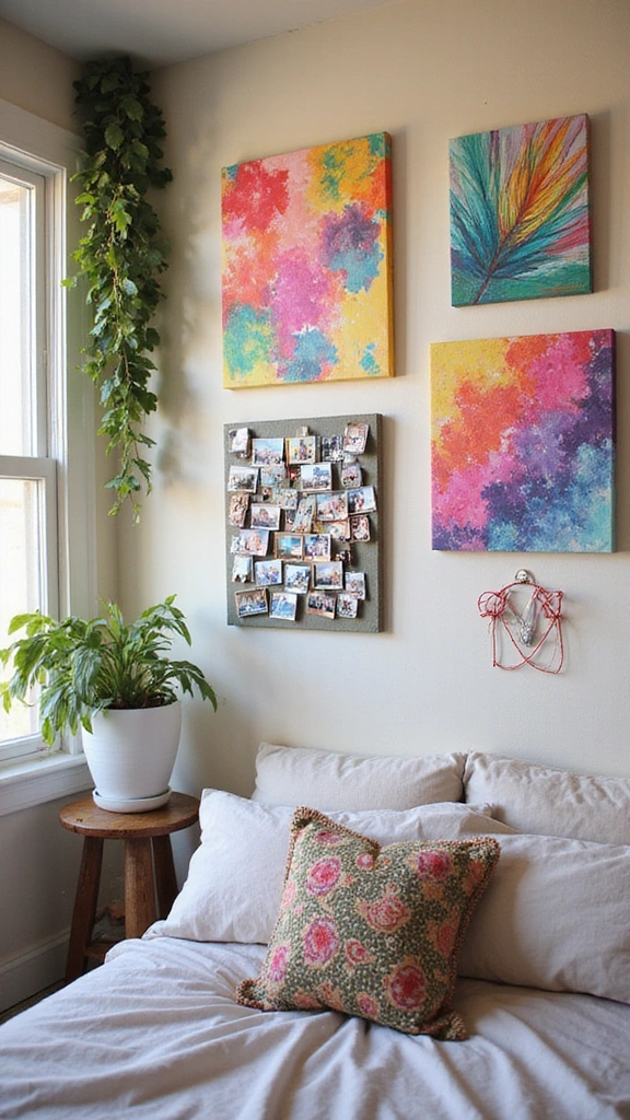 The Ultimate Guide to Trendy and Easy Dorm Decor That Impresses - 6. DIY Wall Art
