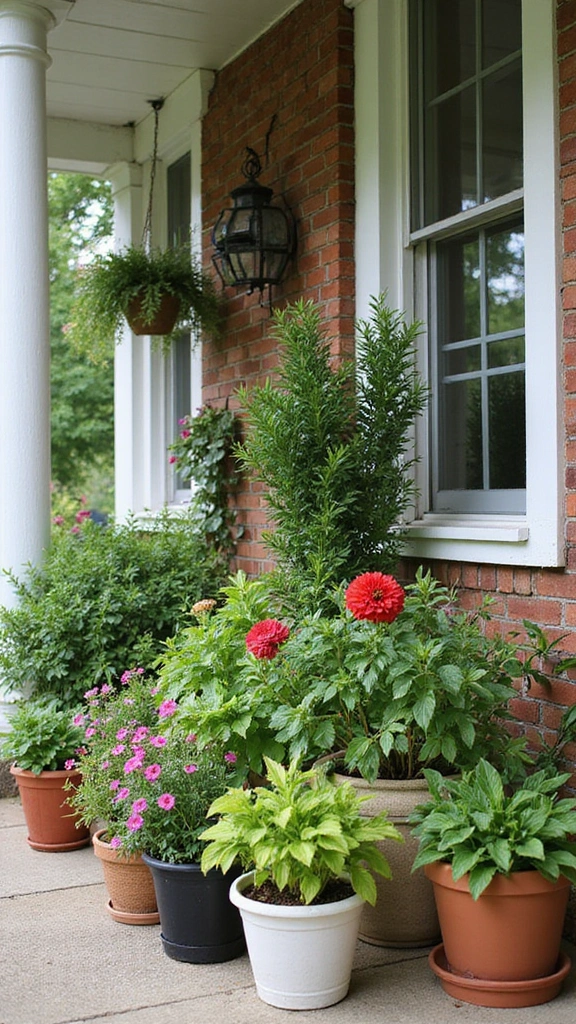 20 Front Porch Styling Ideas That Will Make Your Neighbors Jealous! - 2. Lush Greenery