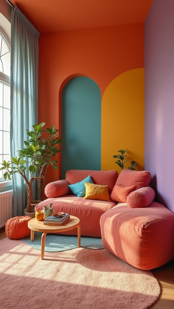 28 Tiny Studio Apartment Layouts That Will Transform Your Small Space! - 9. Color Blocking Techniques