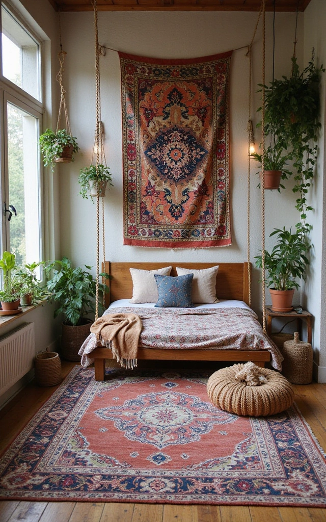 32 Adorable Teen Girl Bedroom Ideas That Will Make Her Feel at Home! - 1. Bohemian Bliss