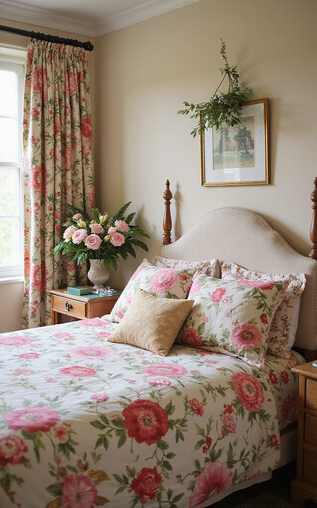 32 Adorable Teen Girl Bedroom Ideas That Will Make Her Feel at Home! - 12. Floral Fantasy