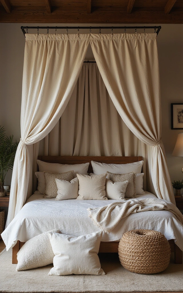 32 Adorable Teen Girl Bedroom Ideas That Will Make Her Feel at Home! - 13. Cozy Canopy Bed