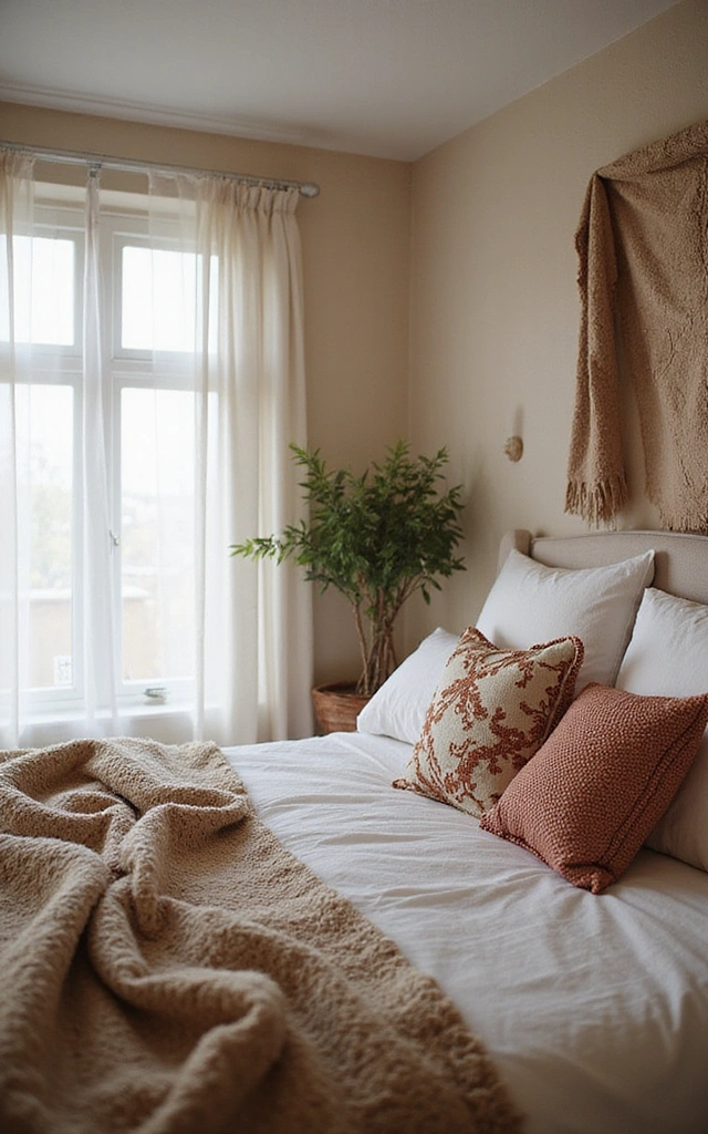 32 Adorable Teen Girl Bedroom Ideas That Will Make Her Feel at Home! - 19. Layered Textiles