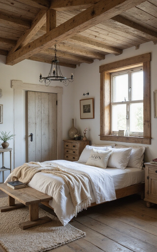 32 Adorable Teen Girl Bedroom Ideas That Will Make Her Feel at Home! - 21. Rustic Farmhouse Charm
