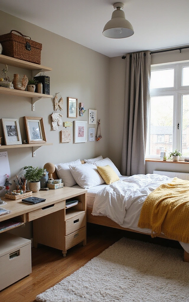32 Adorable Teen Girl Bedroom Ideas That Will Make Her Feel at Home! - 26. A Space for Hobbies
