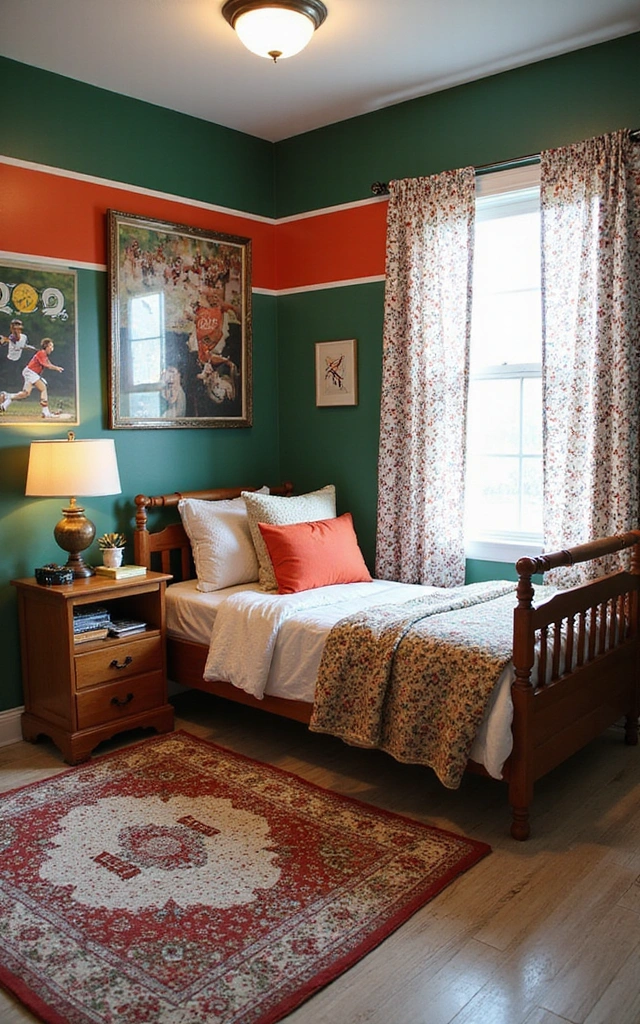 32 Adorable Teen Girl Bedroom Ideas That Will Make Her Feel at Home! - 3. Sporty Chic