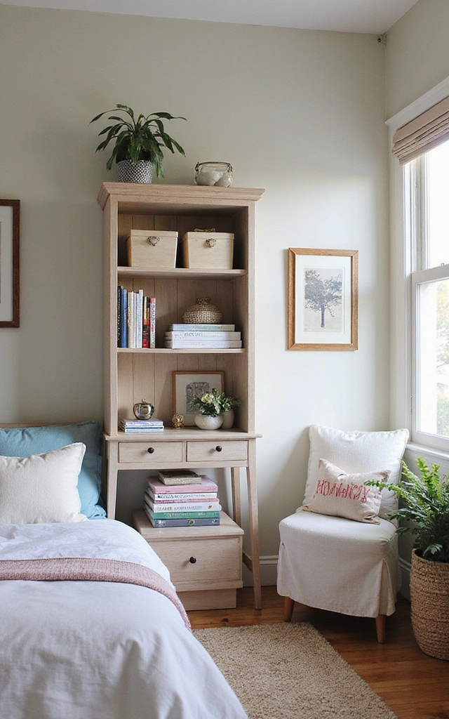 32 Adorable Teen Girl Bedroom Ideas That Will Make Her Feel at Home! - 30. Upcycled Decor
