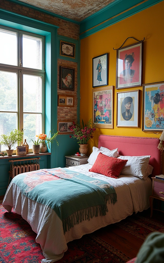 32 Adorable Teen Girl Bedroom Ideas That Will Make Her Feel at Home! - 31. Eclectic Mix of Styles