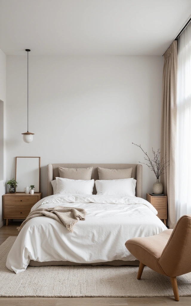 32 Adorable Teen Girl Bedroom Ideas That Will Make Her Feel at Home! - 5. Minimalist Serenity