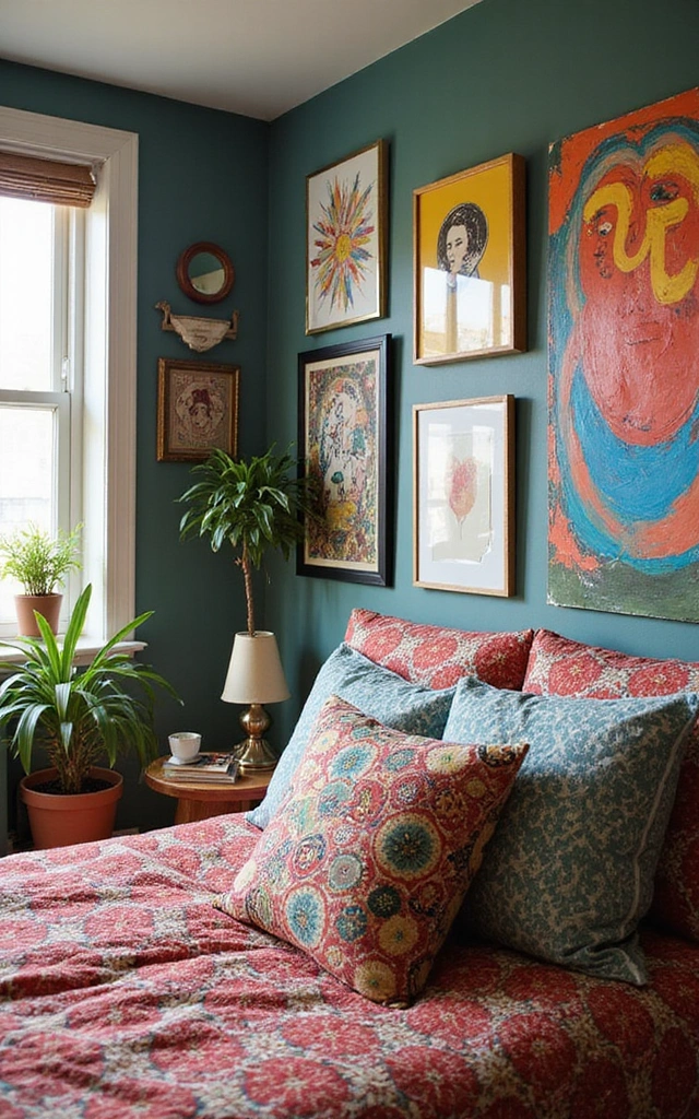 32 Adorable Teen Girl Bedroom Ideas That Will Make Her Feel at Home! - 8. Artsy Expression