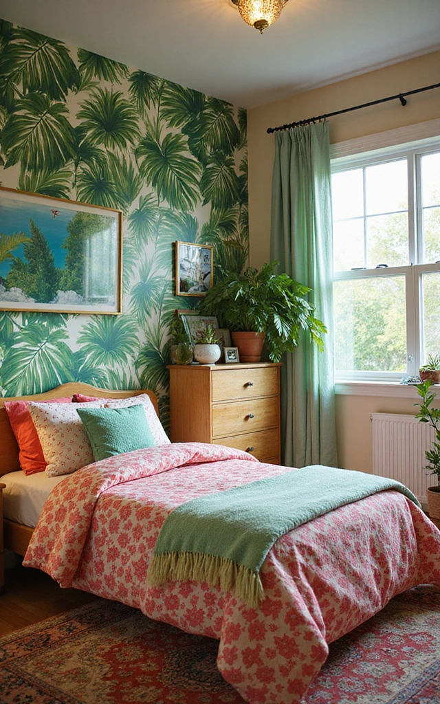 32 Adorable Teen Girl Bedroom Ideas That Will Make Her Feel at Home! - 8. Tropical Paradise