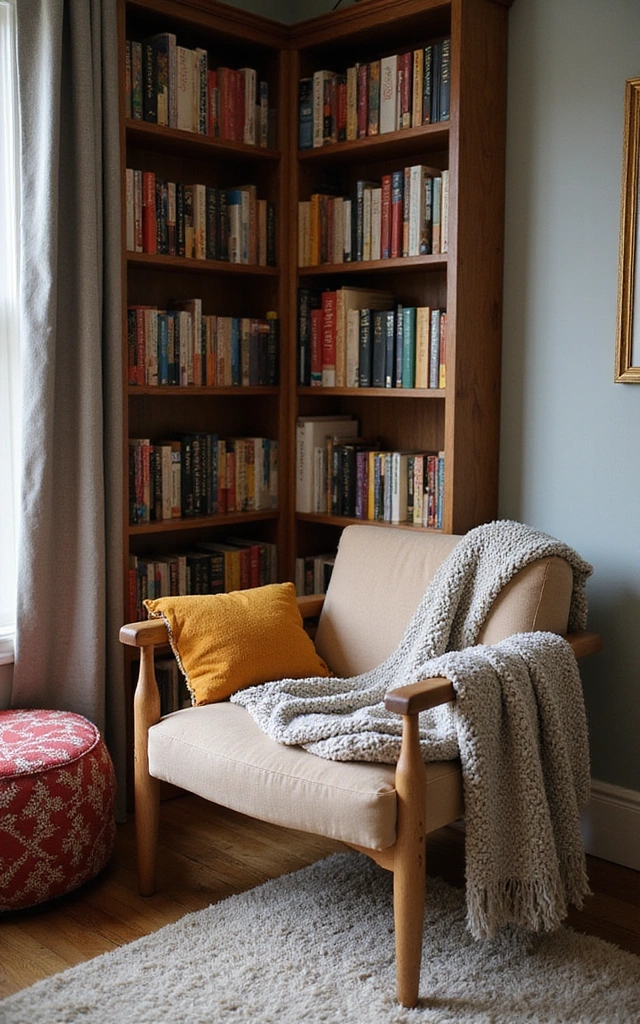 32 Adorable Teen Girl Bedroom Ideas That Will Make Her Feel at Home! - 9. Cozy Reading Nook