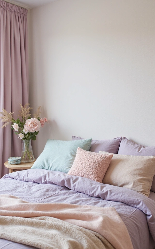 32 Adorable Teen Girl Bedroom Ideas That Will Make Her Feel at Home! - 9. Dreamy Pastel Palette