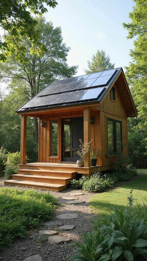 Discover 10 Stunning 10 x 20 Tiny House Designs That Redefine Cozy Living! - 3. The Eco-Friendly Haven