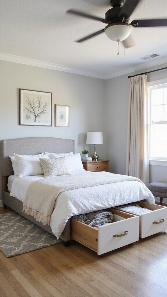 How to Transform Your Tiny Apartment with Brilliant Space Saving Tricks - 6. Utilize Under-Bed Storage