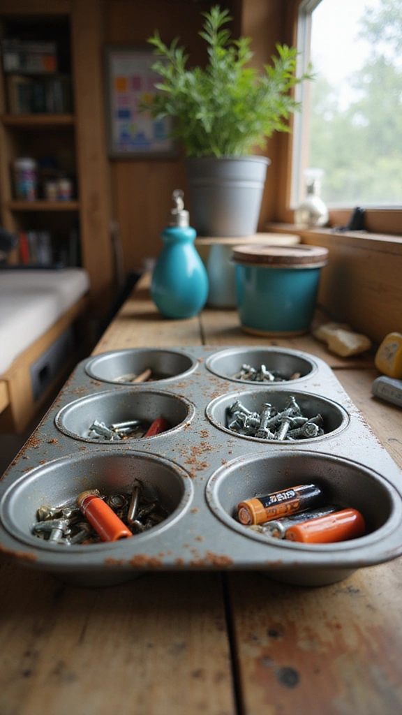 13 Easy Hacks for Small Camper Organization That You Can Implement Today! - 11. Repurpose Everyday Items