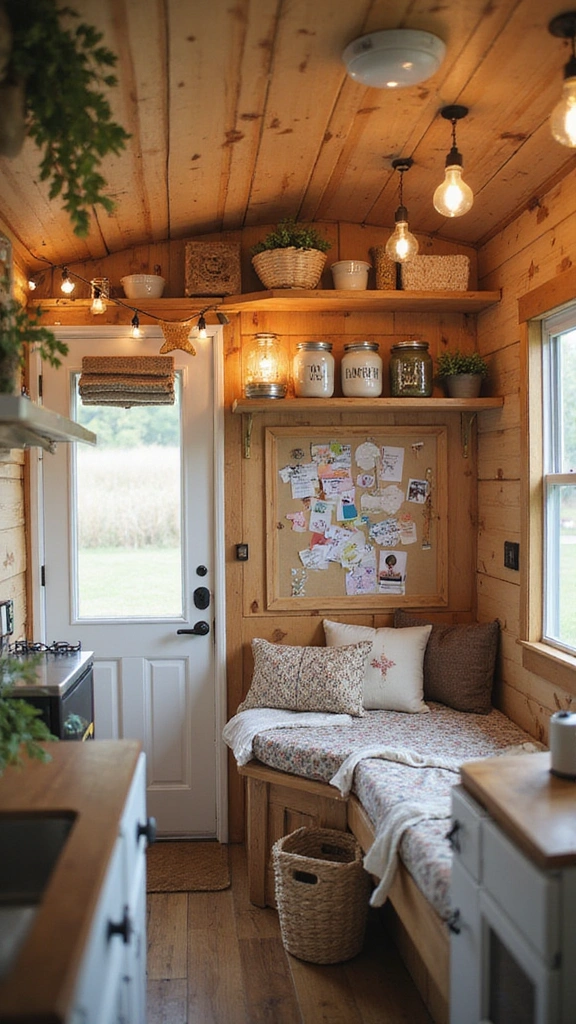 13 Easy Hacks for Small Camper Organization That You Can Implement Today! - 13. Personalize with DIY Decor